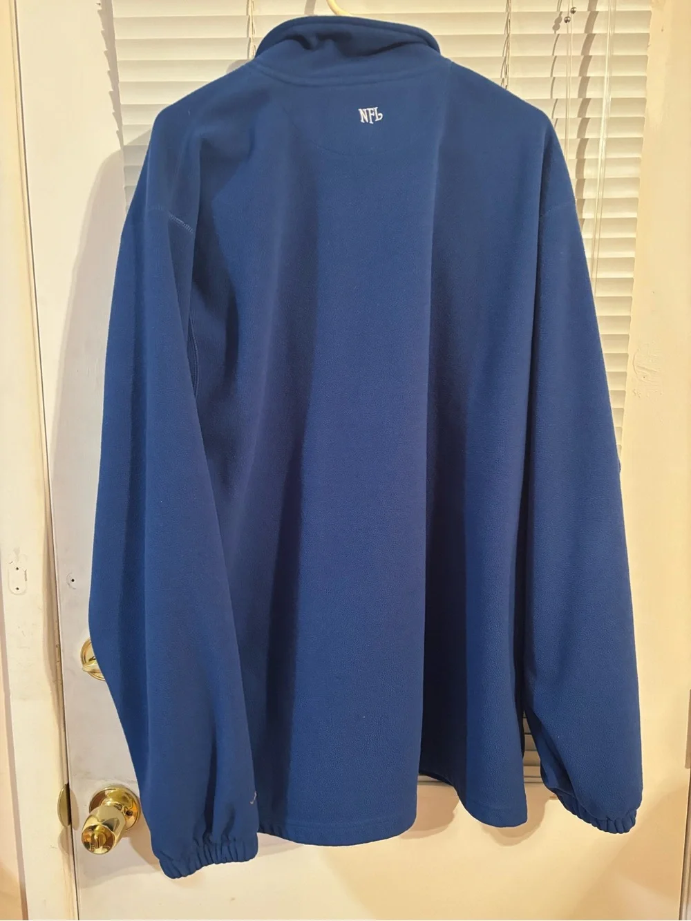 Vintage Reebok NFL Indianapolis Colts 1/2 Zip Fleece Men's XXL Pit To Pit 26”